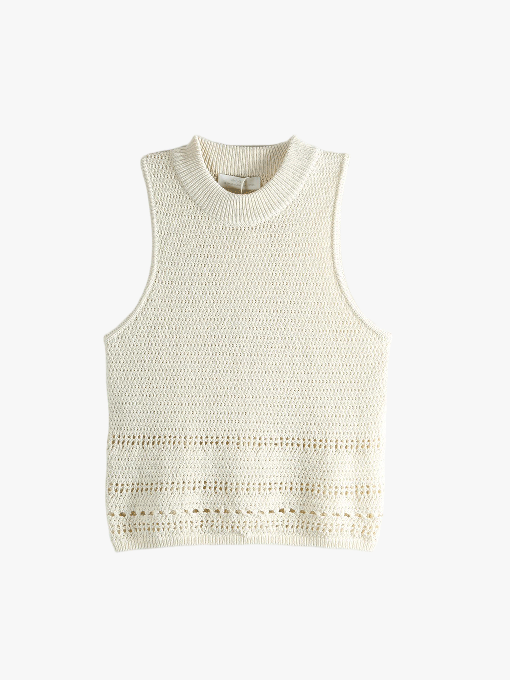Tan top, front view
