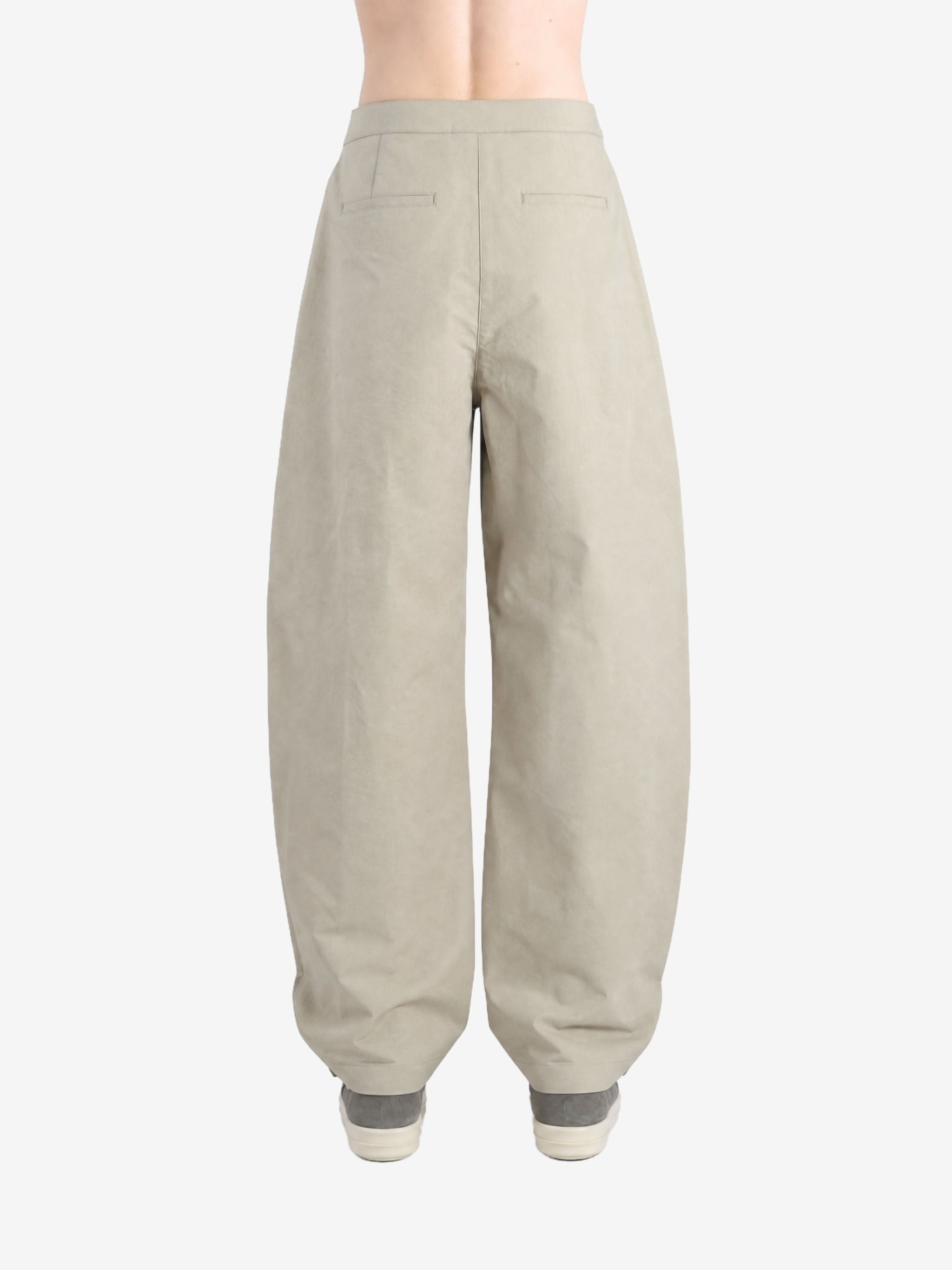 Tan pant,full body view