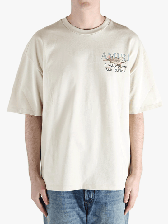 White t-shirts worn by a person, showing the shirt's fit