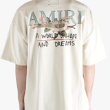 White t-shirts worn by a person, showing the shirt's fit