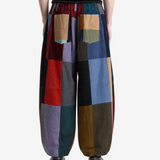 Brown pant worn by a person, showing the pant fit