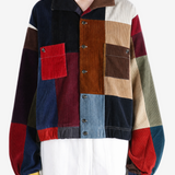 Brown jacket worn by a person, showing the jacket fit