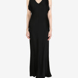 ATELIER NEW YORK  - Women Slip Dress With Draped Detail