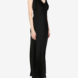 ATELIER NEW YORK  - Women Slip Dress With Draped Detail