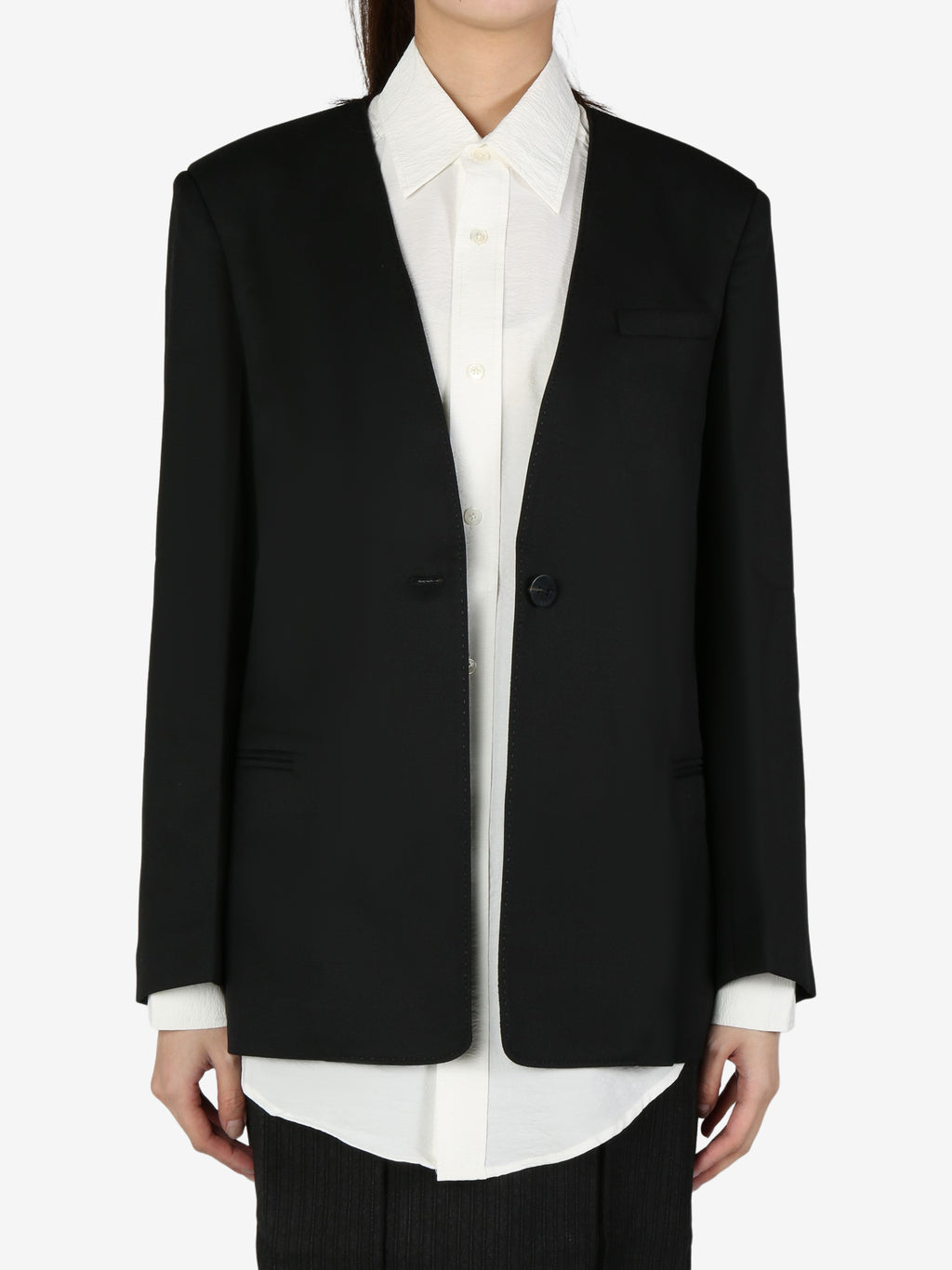 ATELIER NEW YORK - Women Collarless Blazer