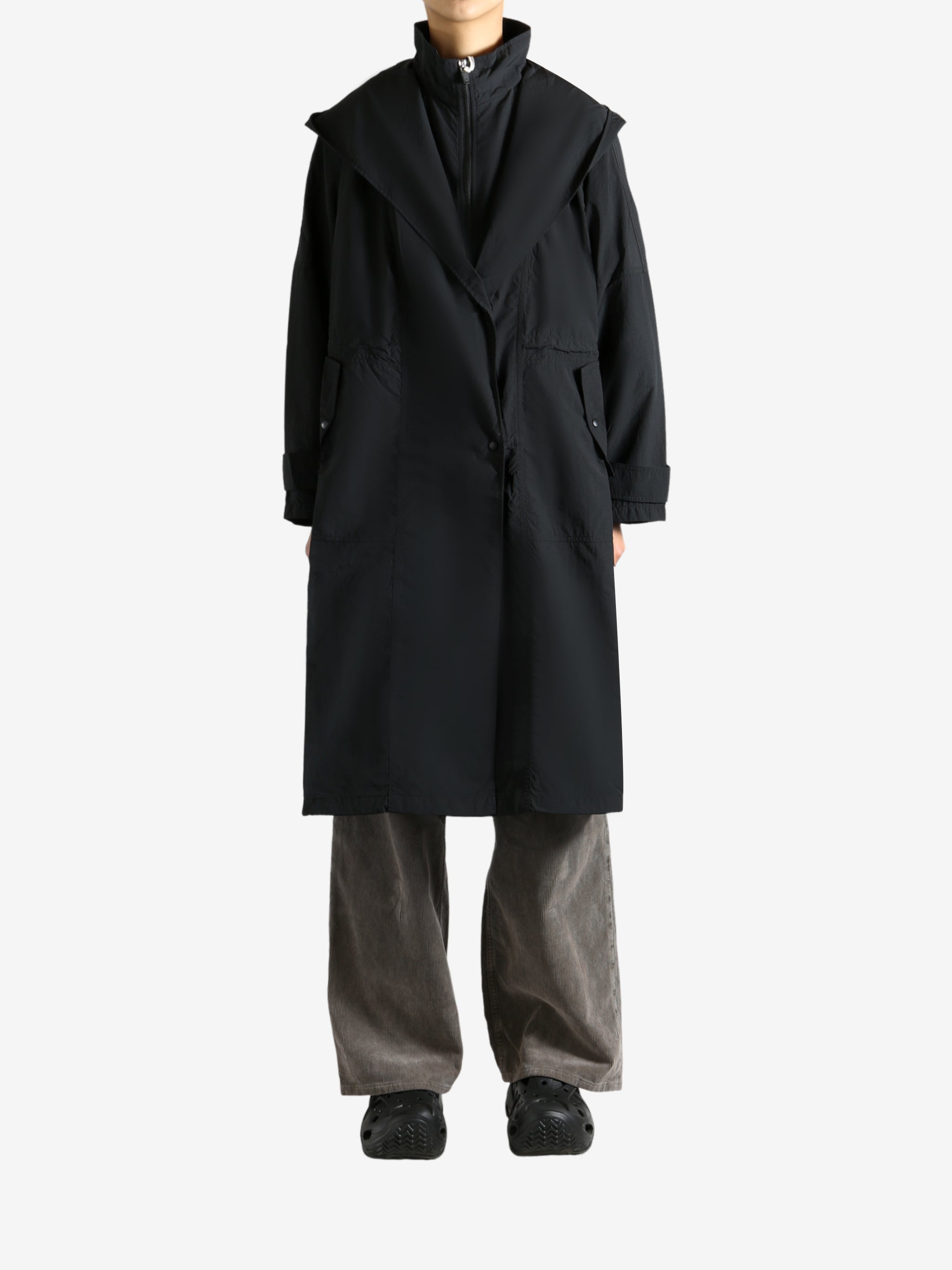 Black jacket, full body view