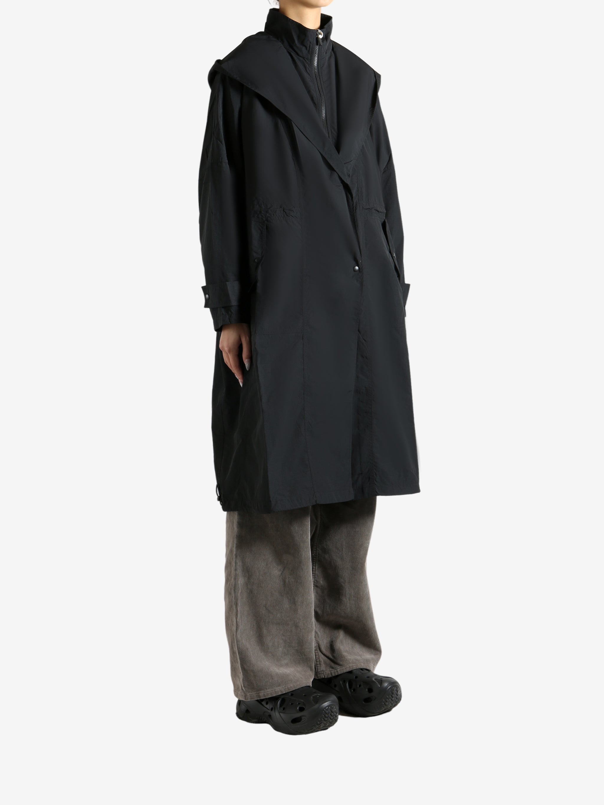 Black jacket, full body view