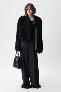 ANN DEMEULEMEESTER - Women Amela Fur Jacket