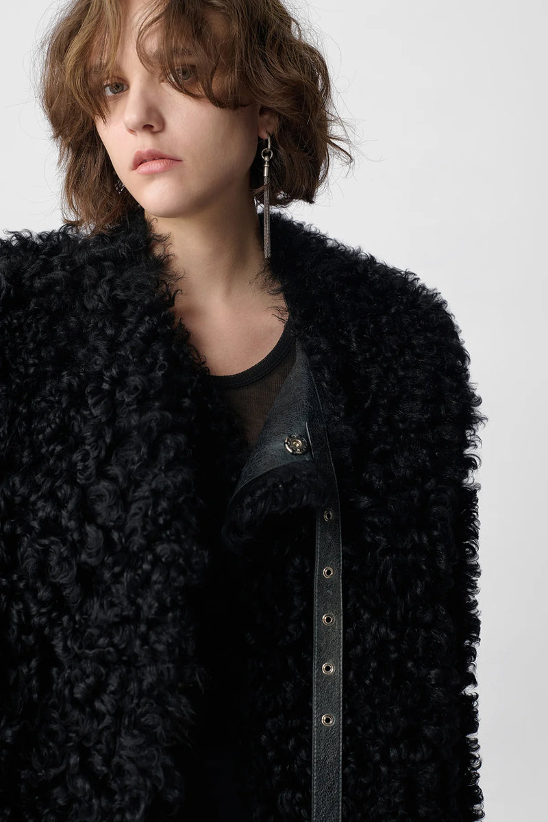 ANN DEMEULEMEESTER - Women Amela Fur Jacket