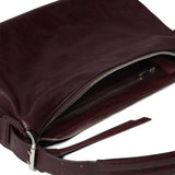 Close up of red bag, showing the detail of red bag