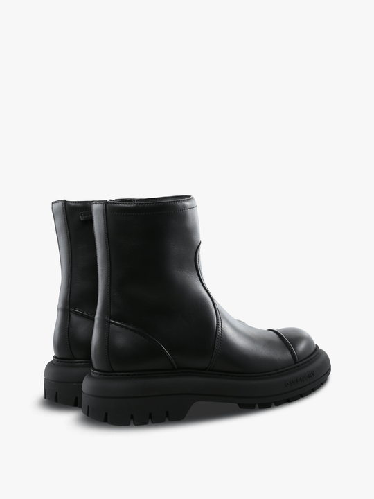 Black boots, side view