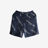 Navy short,front view