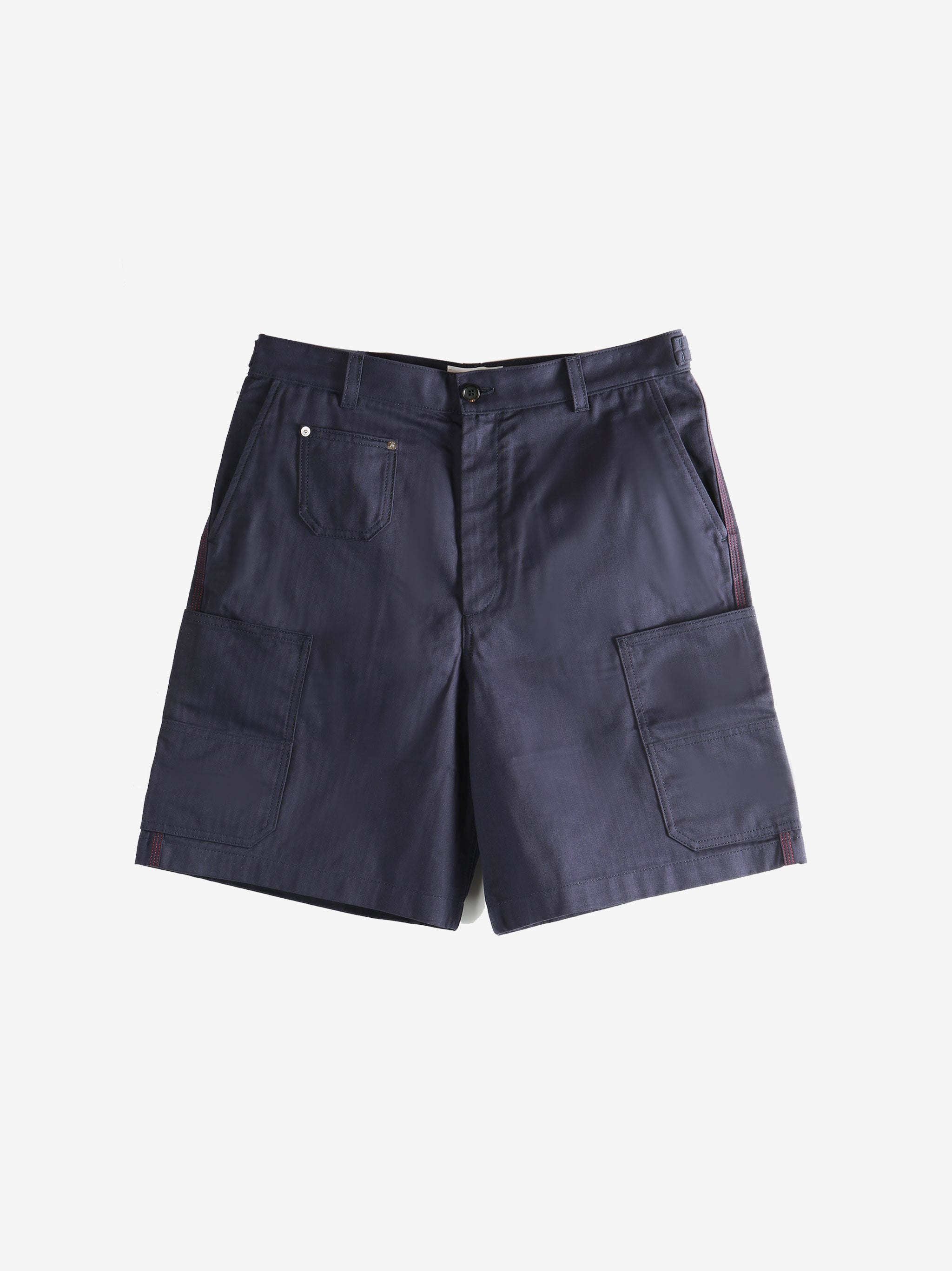 Navy shorts,front view