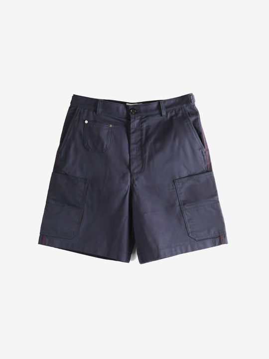 Navy shorts,front view