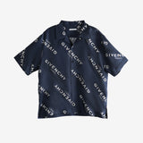 Navy shirt,front view