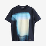 Blue t-shirt, front view