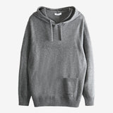 Grey hoodie, front view