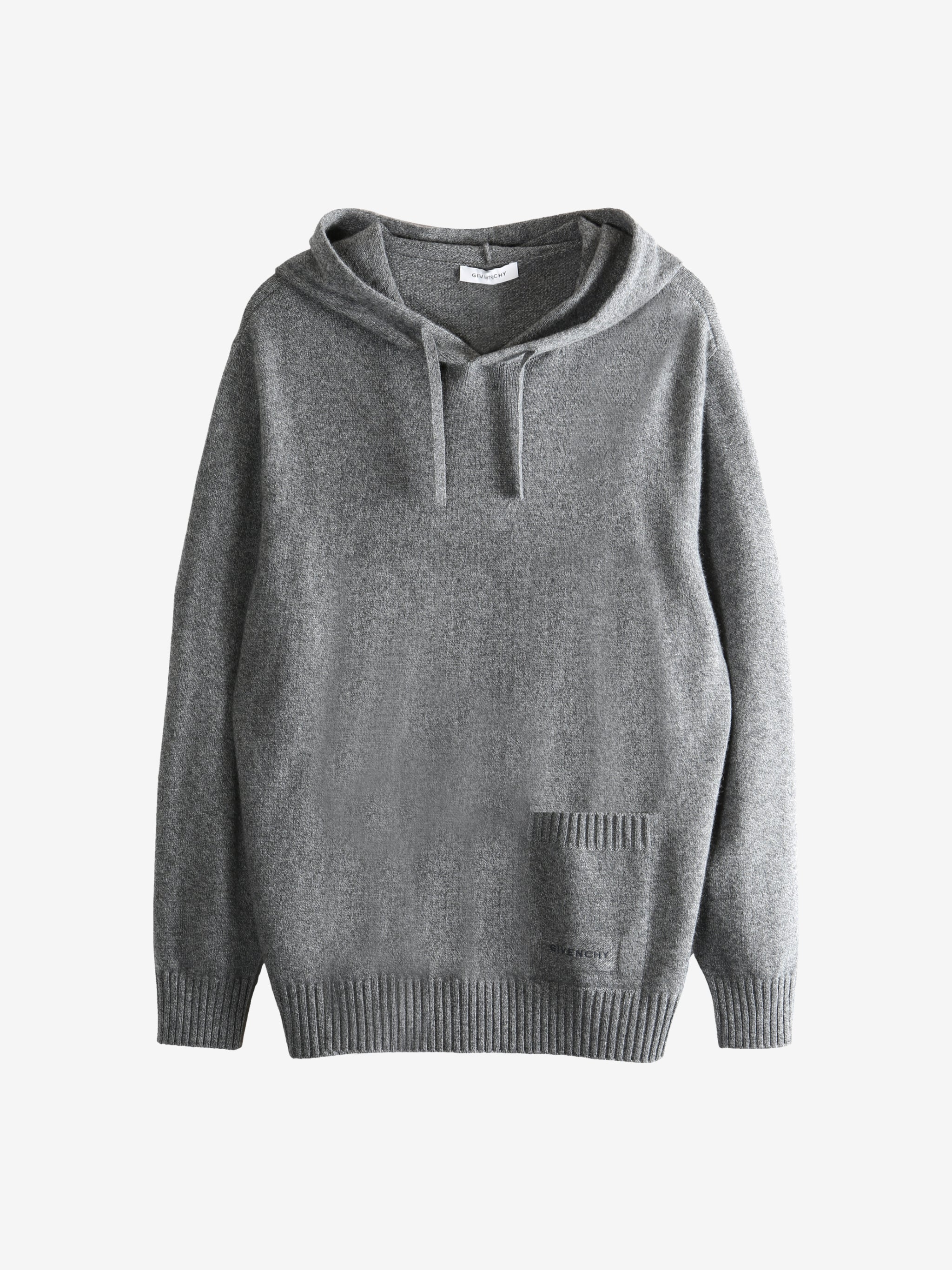 Grey hoodie, front view