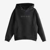 Black hoodie, front view