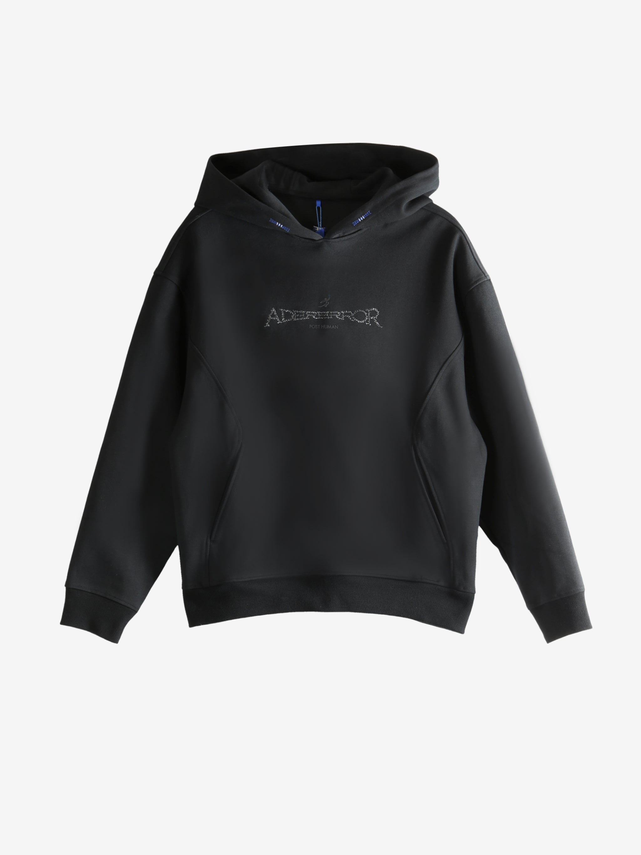 Black hoodie, front view