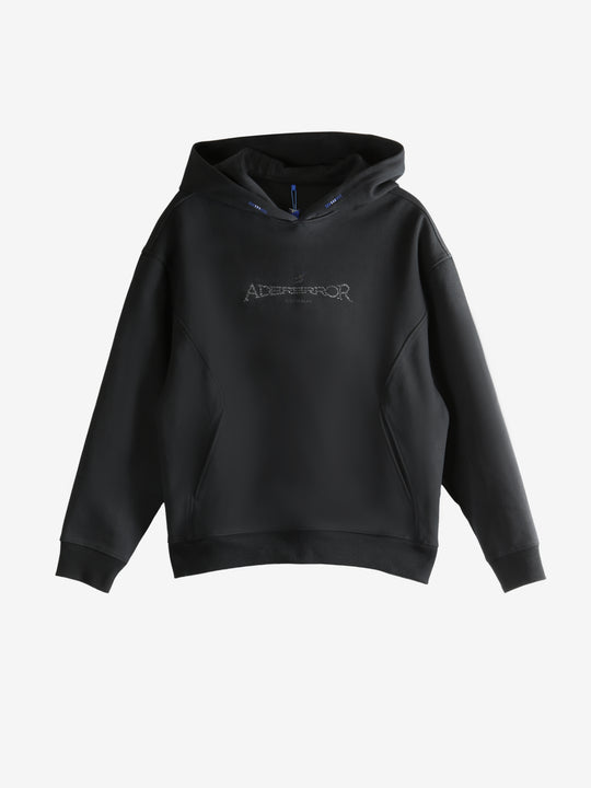 Black hoodie, front view