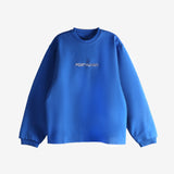 Blue sweatshirt, front view