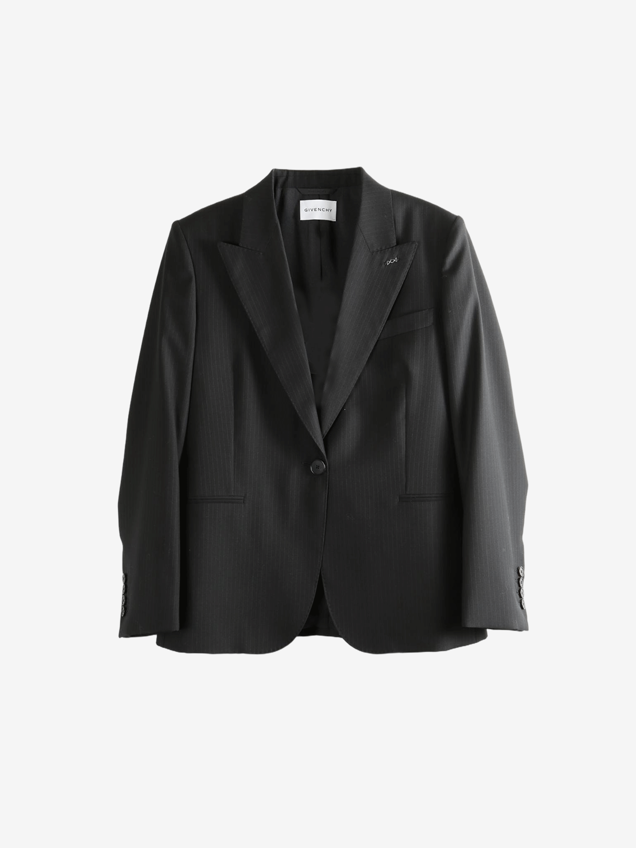 Black jacket, front view