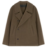 Brwon jacket,front view