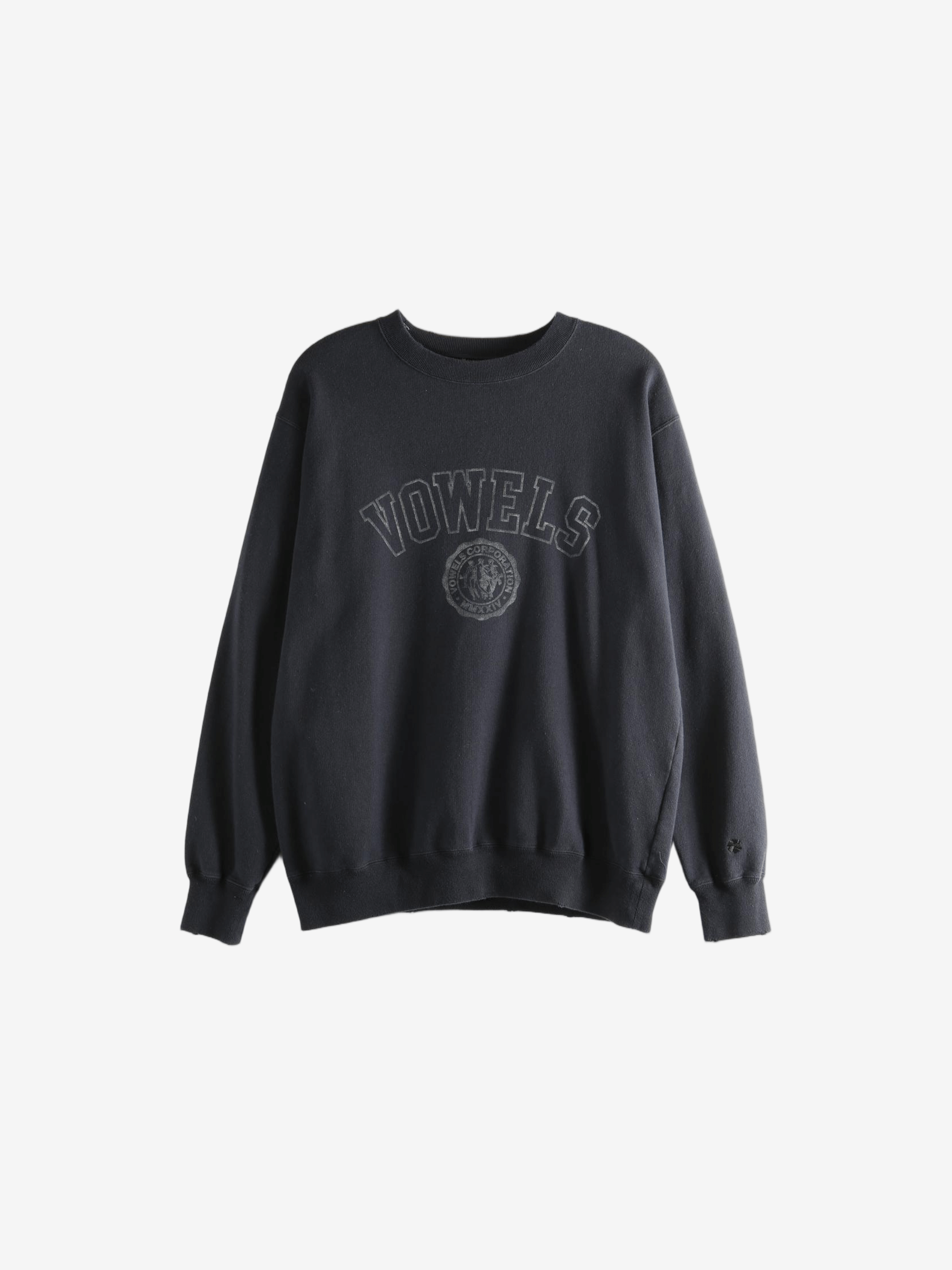 Black t-shirt, front view