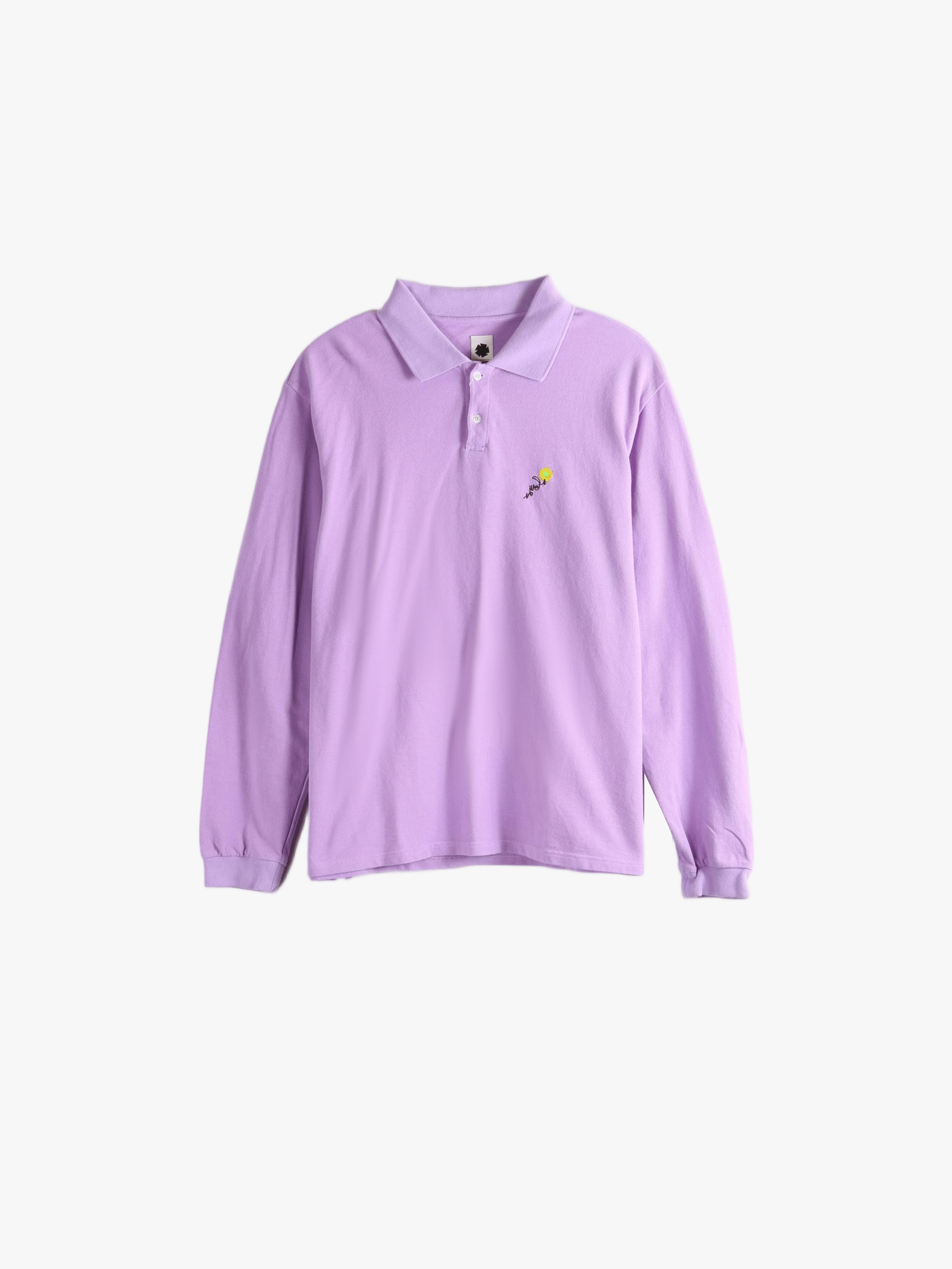 Purple shirt, front view
