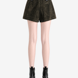 Green skirts,full body view