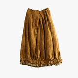 Yellow skirt, front view