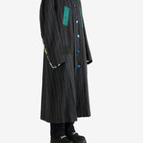 Black coat, full body view