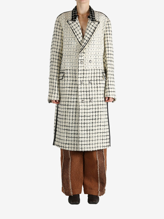 White coat,full body view