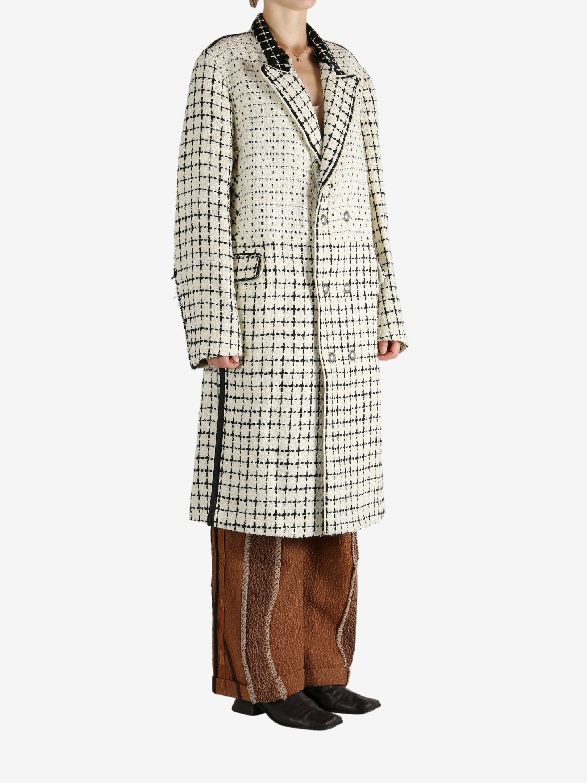 White coat,full body view