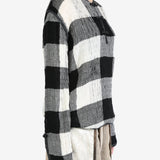 COMMUNS - Unisex Patterned Plaid Knitted Sweater