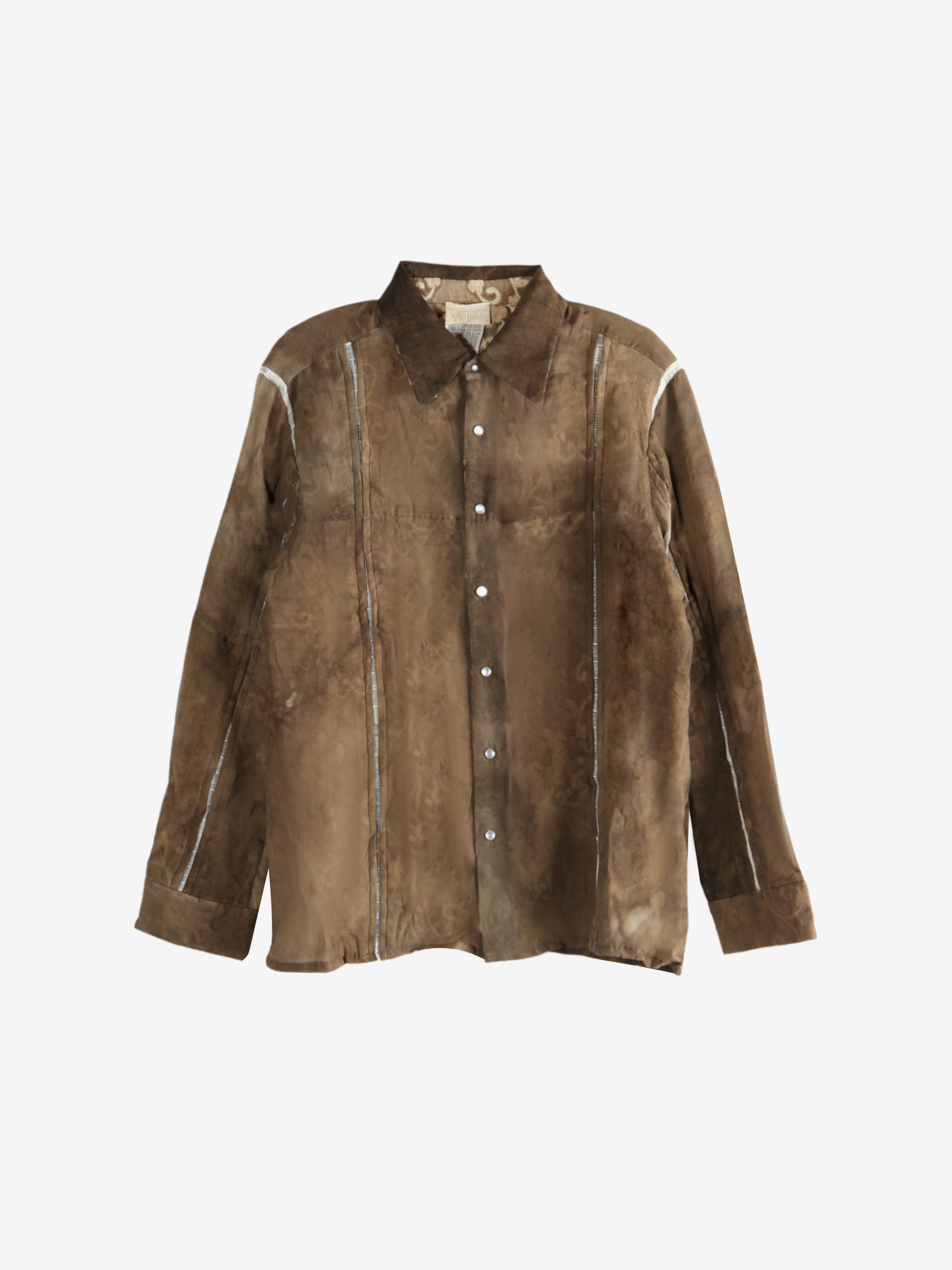 Brown shirt, front view