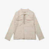 Tan shirt, front view