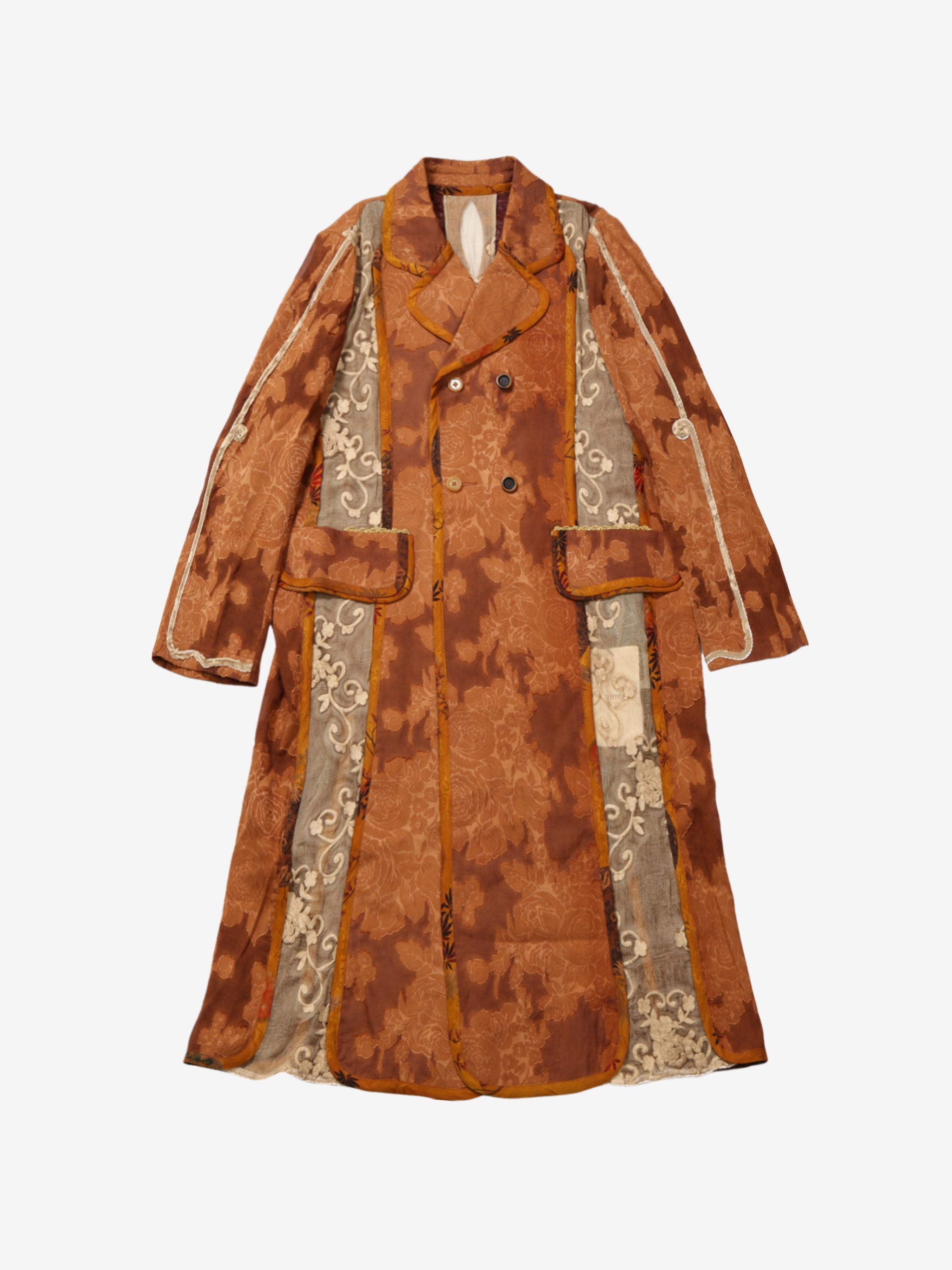 Orange coat,front view