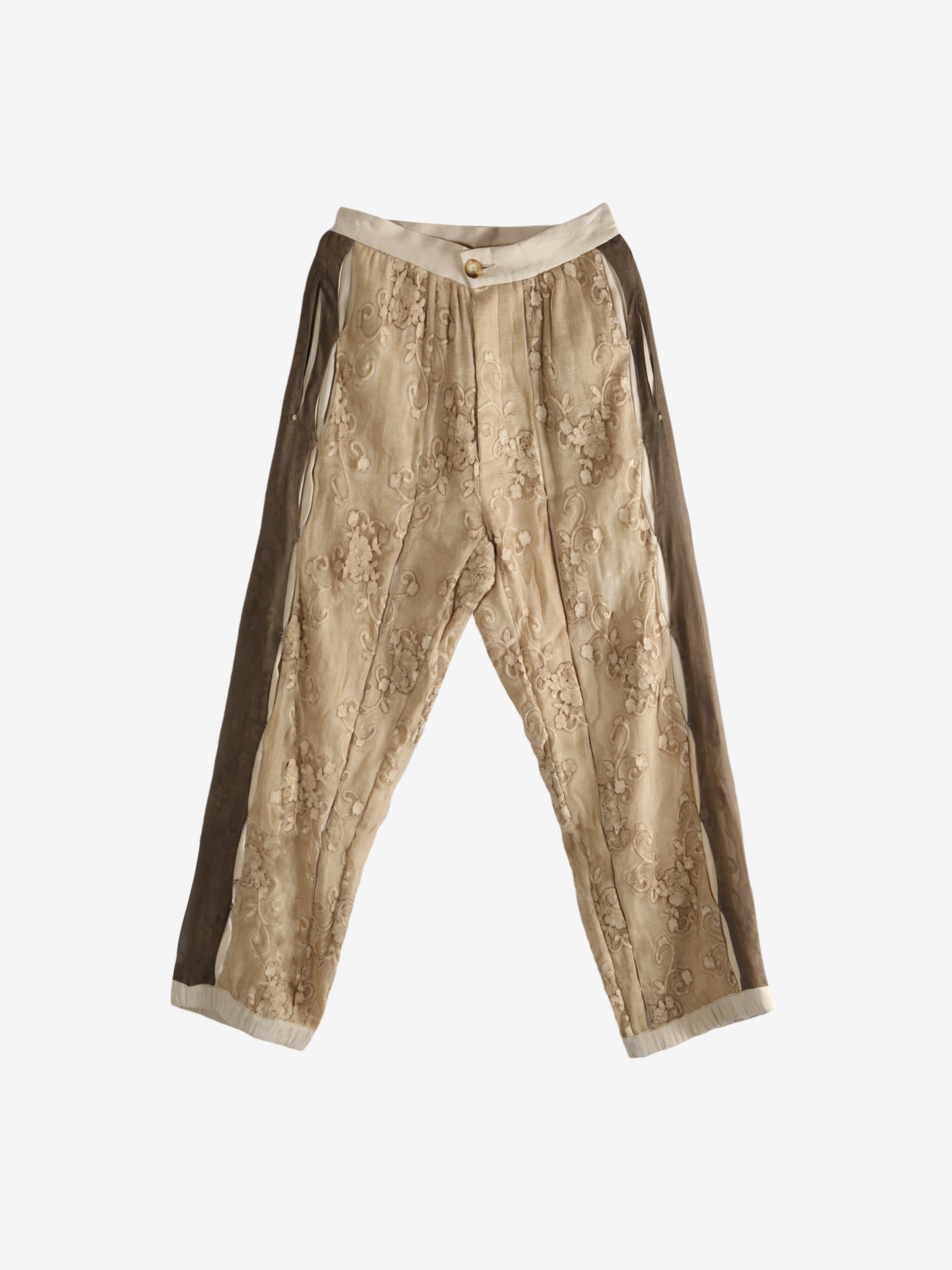 Tan pants, front view