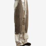 Grey pants, worn by a person, showing the pants's fit