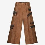 Brown pant,front view