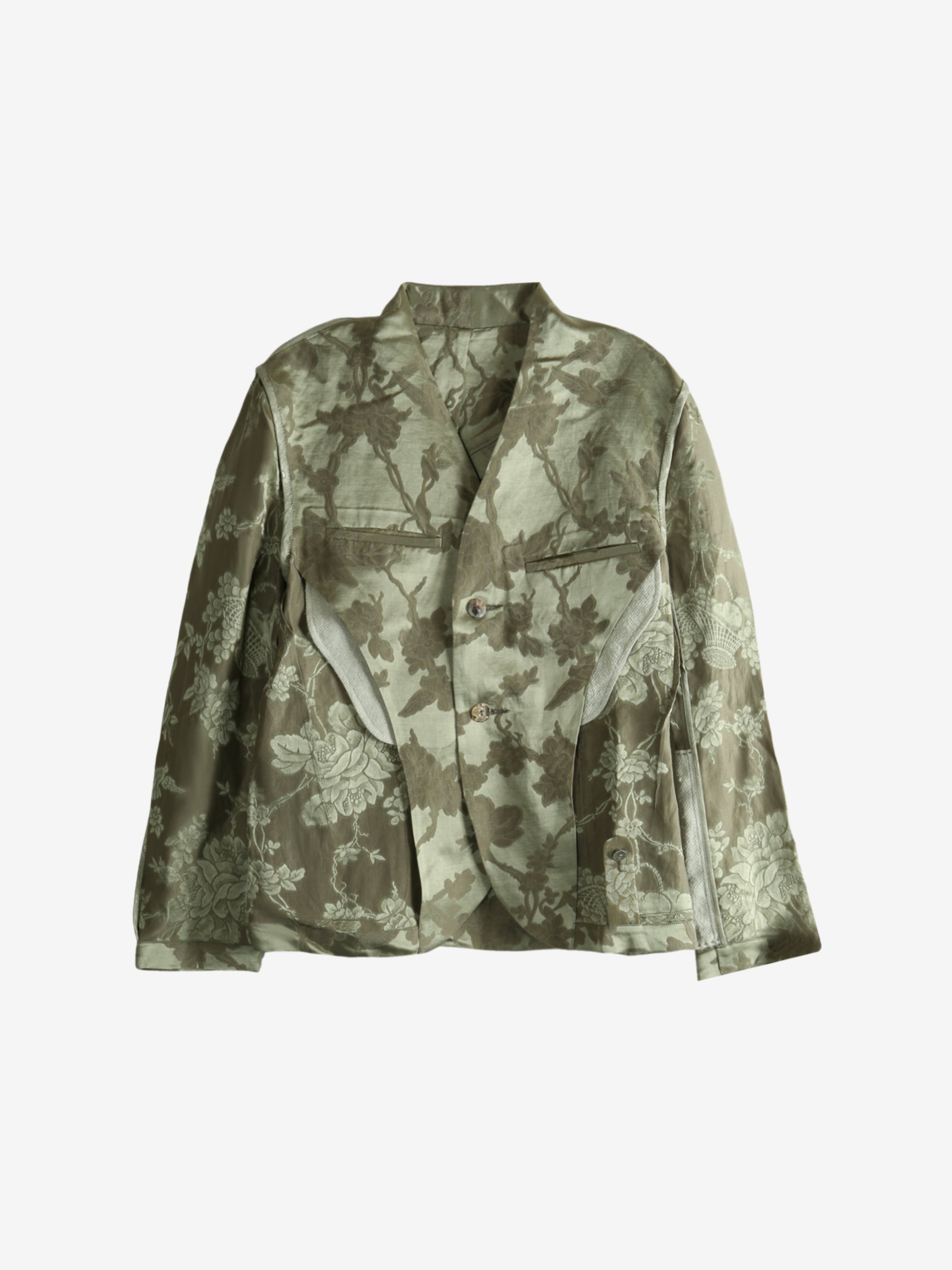 Green jacket, front view