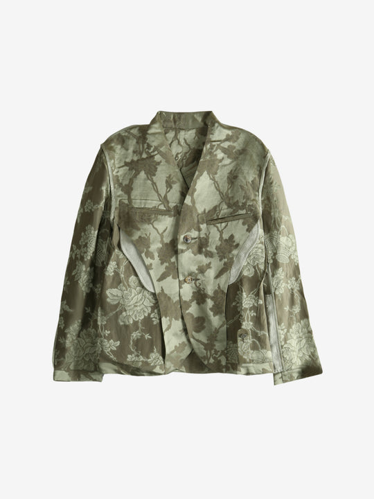 Green jacket, front view