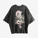 Black t-shirt, back view