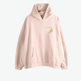 Pink hoodie, front view