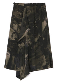 Y'S Women Rayon Mid-Length Skirt