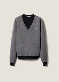 MIU MIU - Women Silk Cashmere V-Neck Sweater