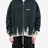 Black hoodie, full body view
