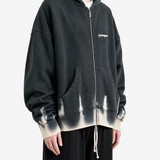 Black hoodie, full body view